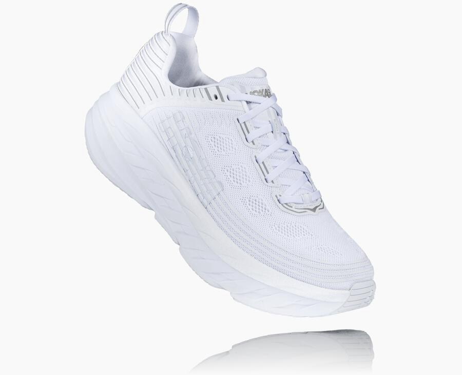 Hoka One One Bondi 6 Löparskor Herr - Vita - SJXOM-8176